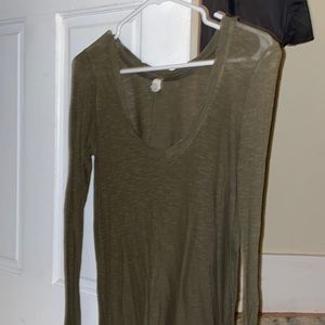 Long free people shirt